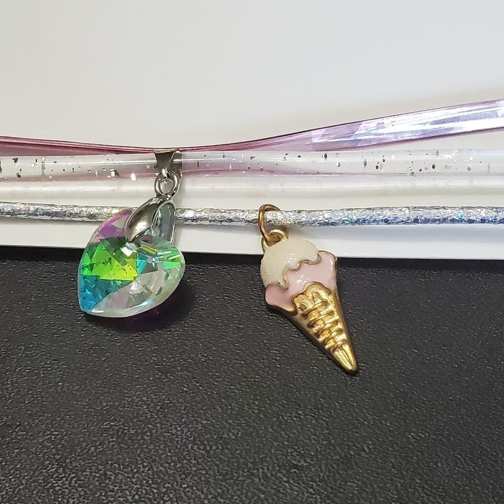 Set of three choker necklaces